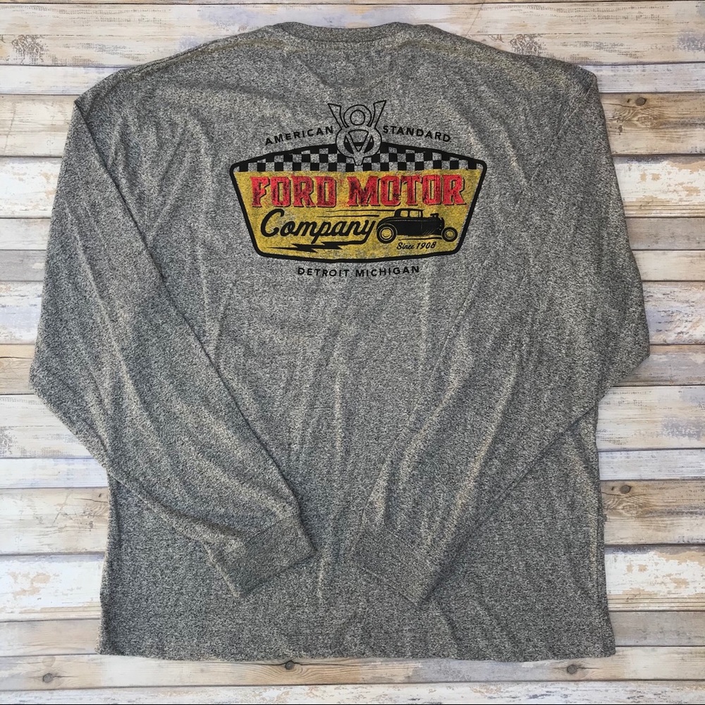 Ford Motor Company Long Sleeve Grey Tee